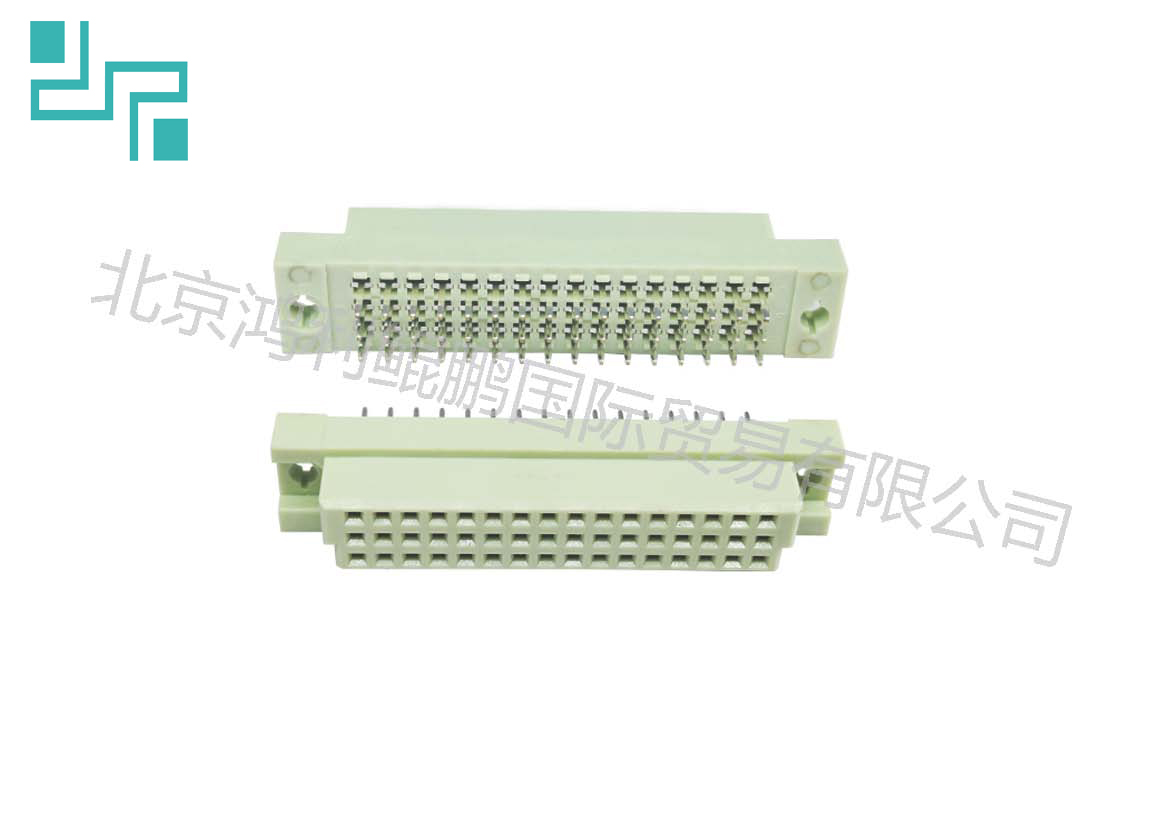 Straight female simple (three row)DIN41612 European connector