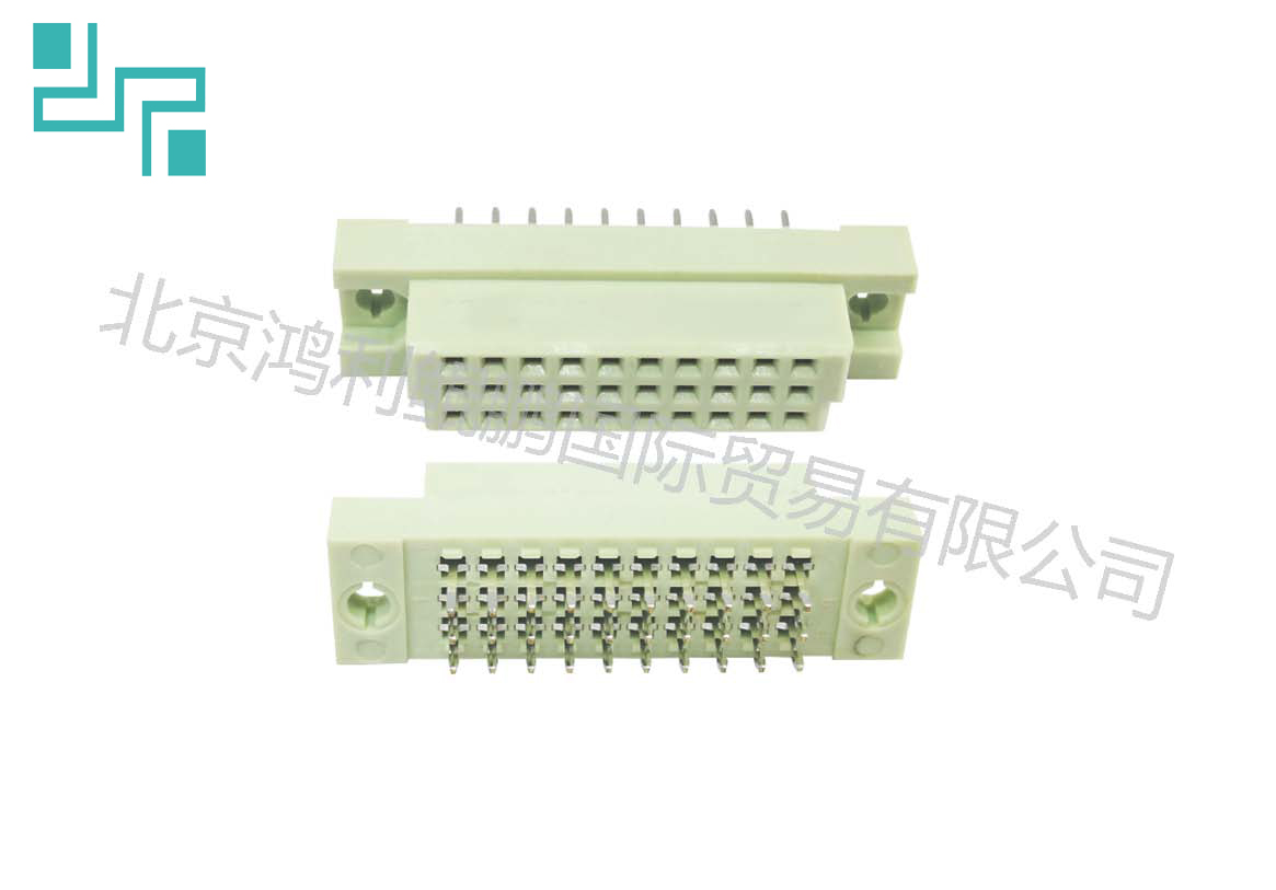 Straight female simple (three row)DIN41612 European connector