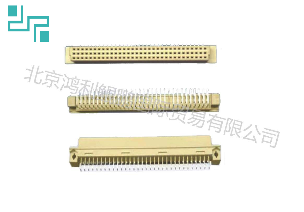 Curved female (three rows)DIN41612 European connector