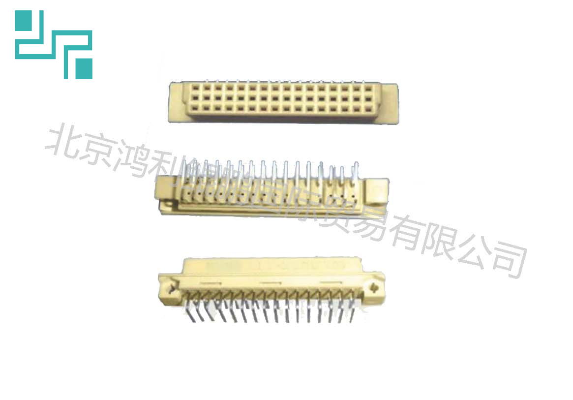 Curved female (three rows)DIN41612 European connector