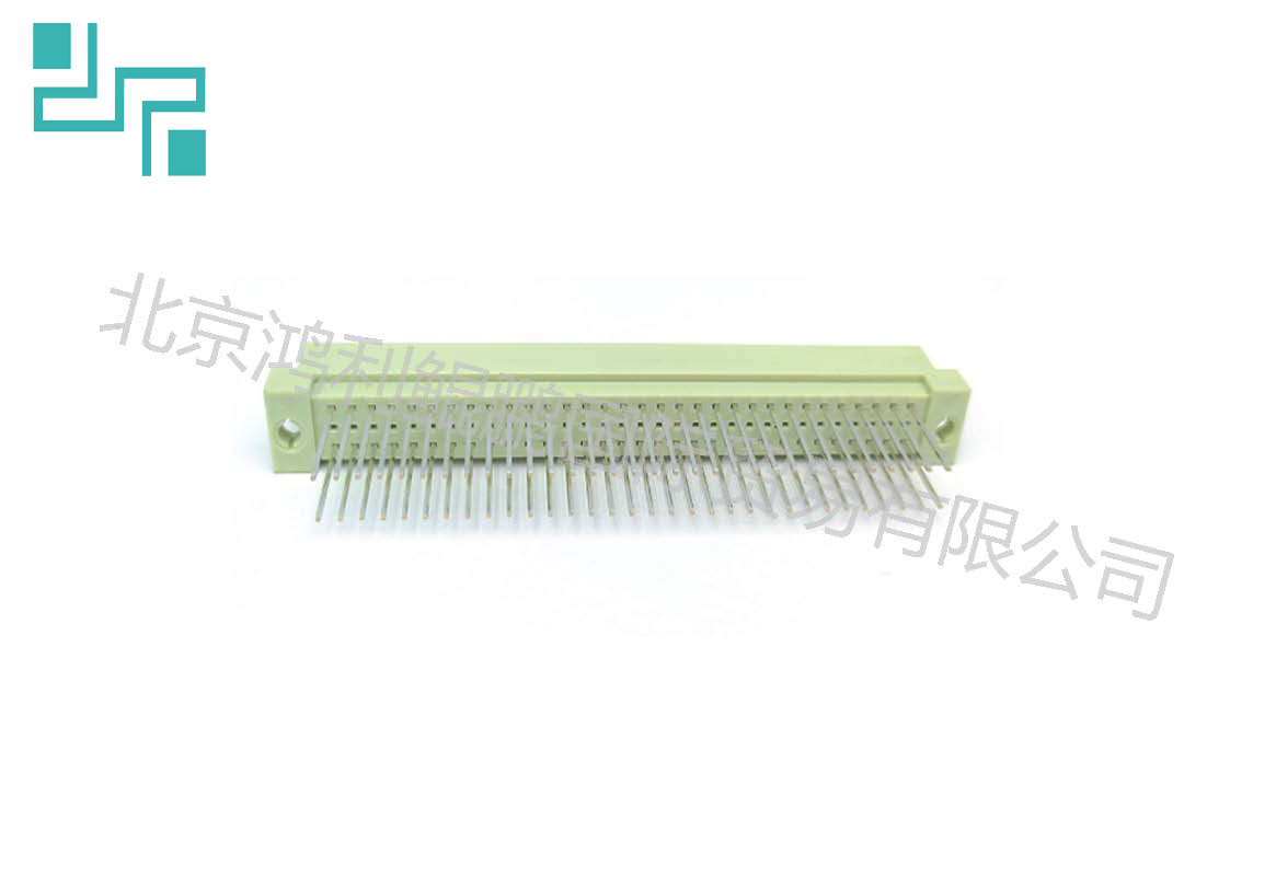 Plus long straight male DIN41612 European connector