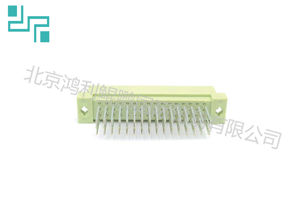 Plus long straight male DIN41612 European connector